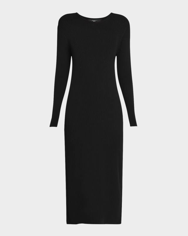 Tuono Long Sleeve Viscose-Blend Dress